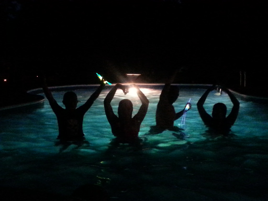 having fun with friends